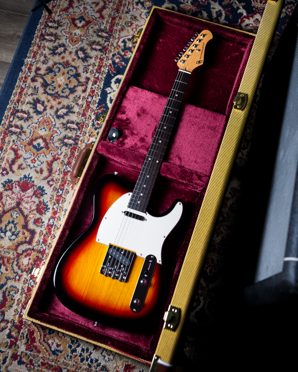 Nameless Electric Guitar Hard Case - Tweed