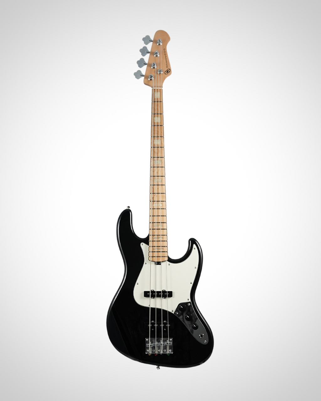 Nameless J-Class 120M Bass Guitar - Maple Fingerboard - Obsidian