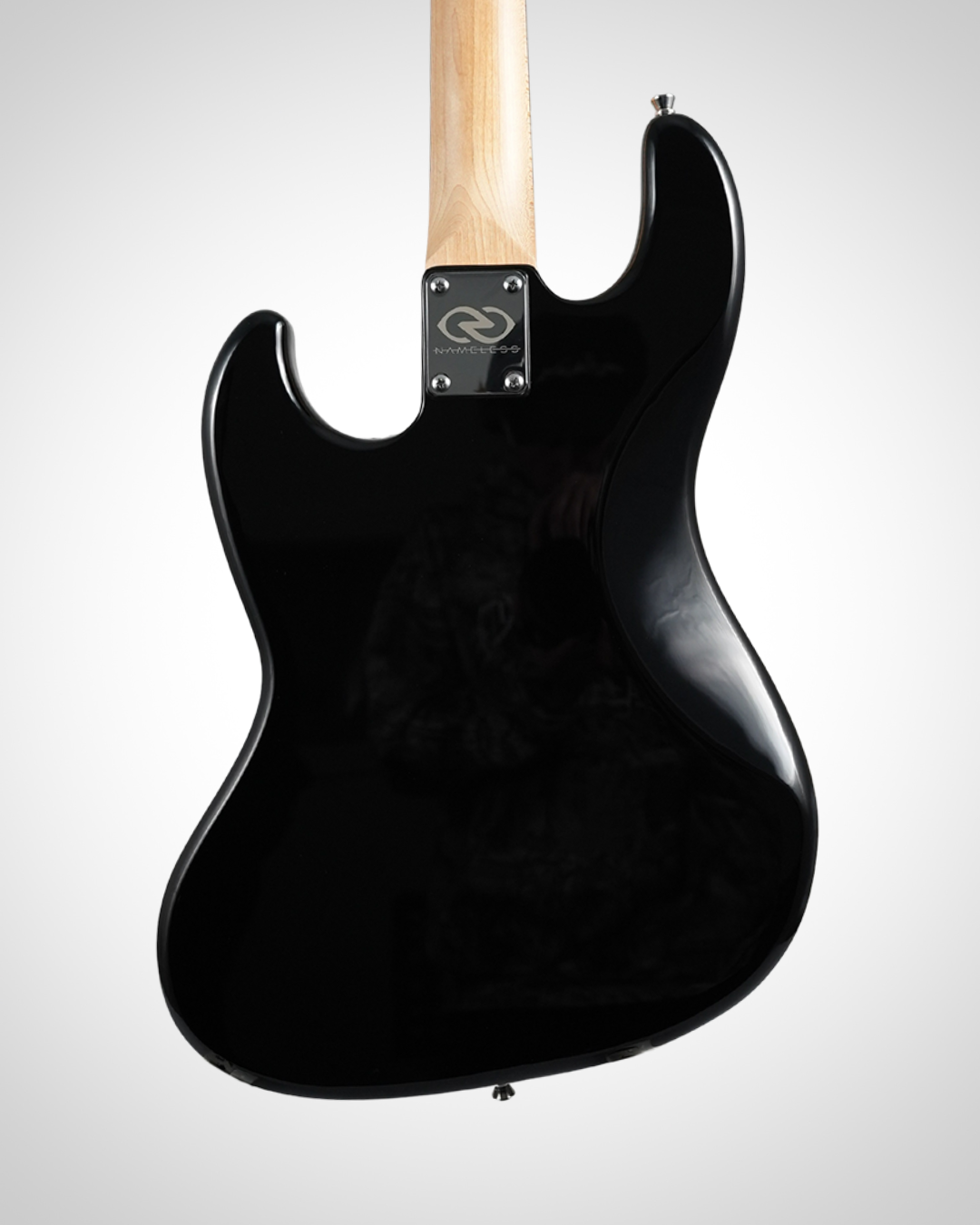 Nameless J-Class 120M Bass Guitar - Maple Fingerboard - Obsidian