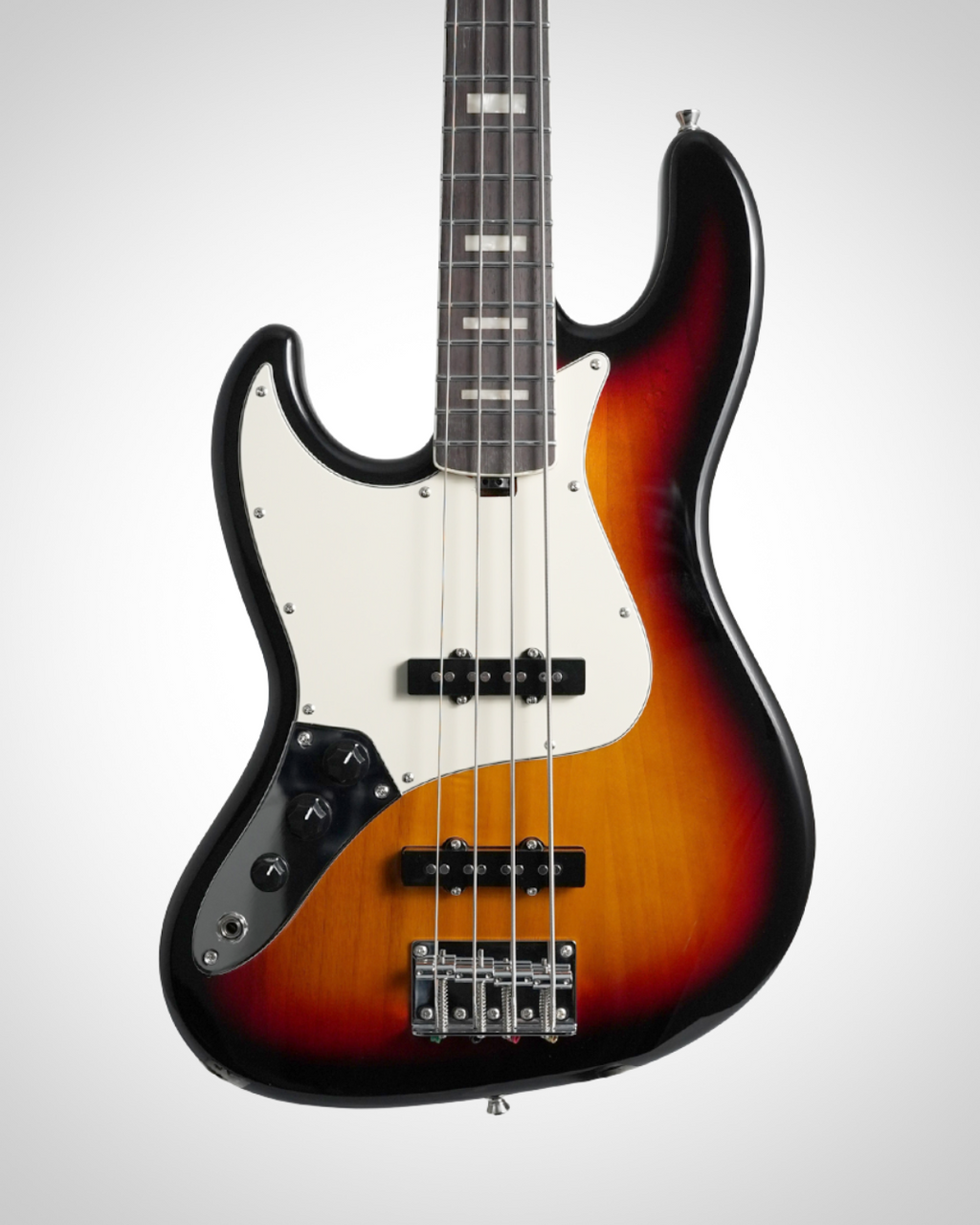 Nameless J-Class 120R Bass Guitar - Left Handed - Rosewood Fingerboard - Solarburst