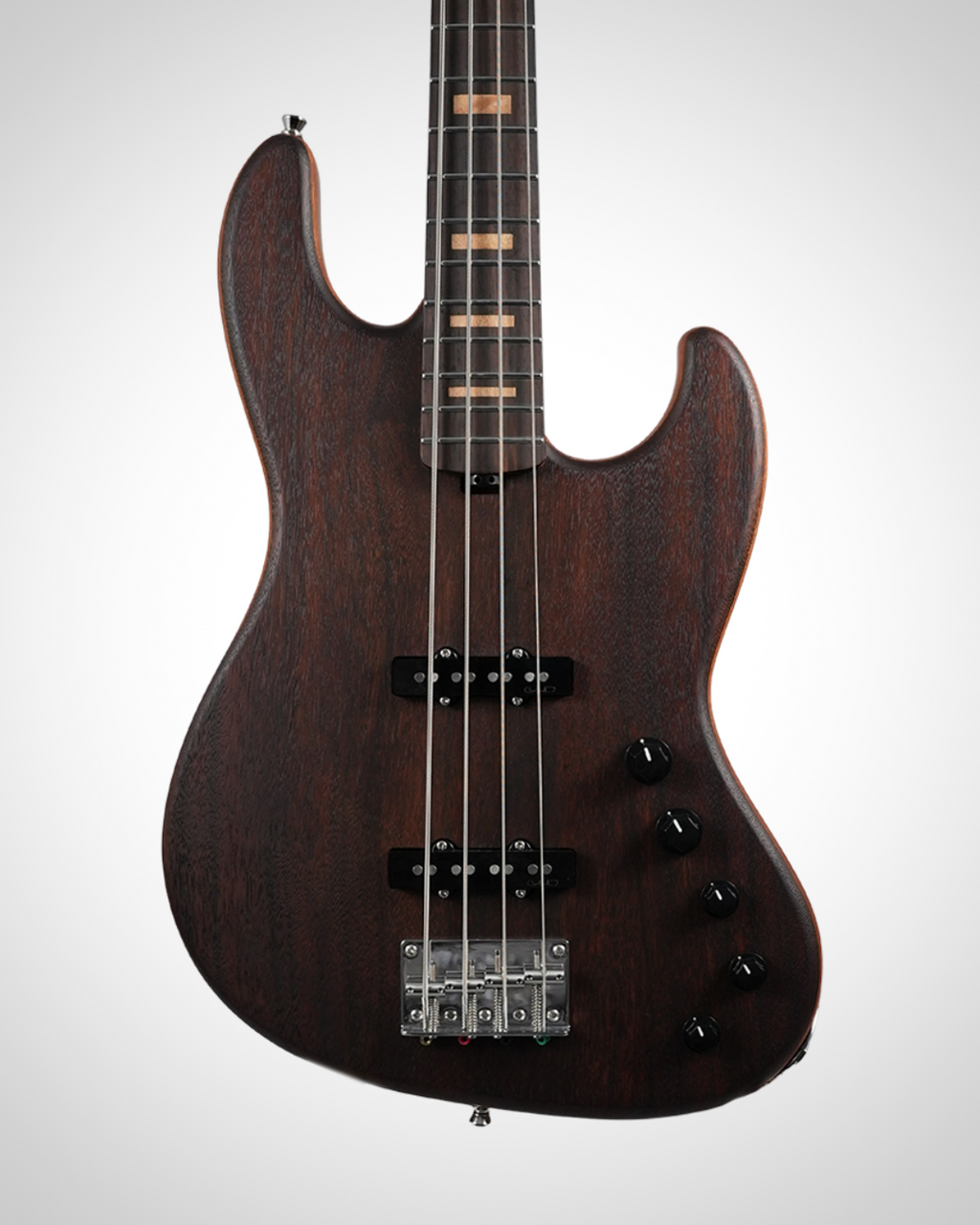 Nameless J-Class Deluxe 320R Bass Guitar - Rosewood Fingerboard - Natural