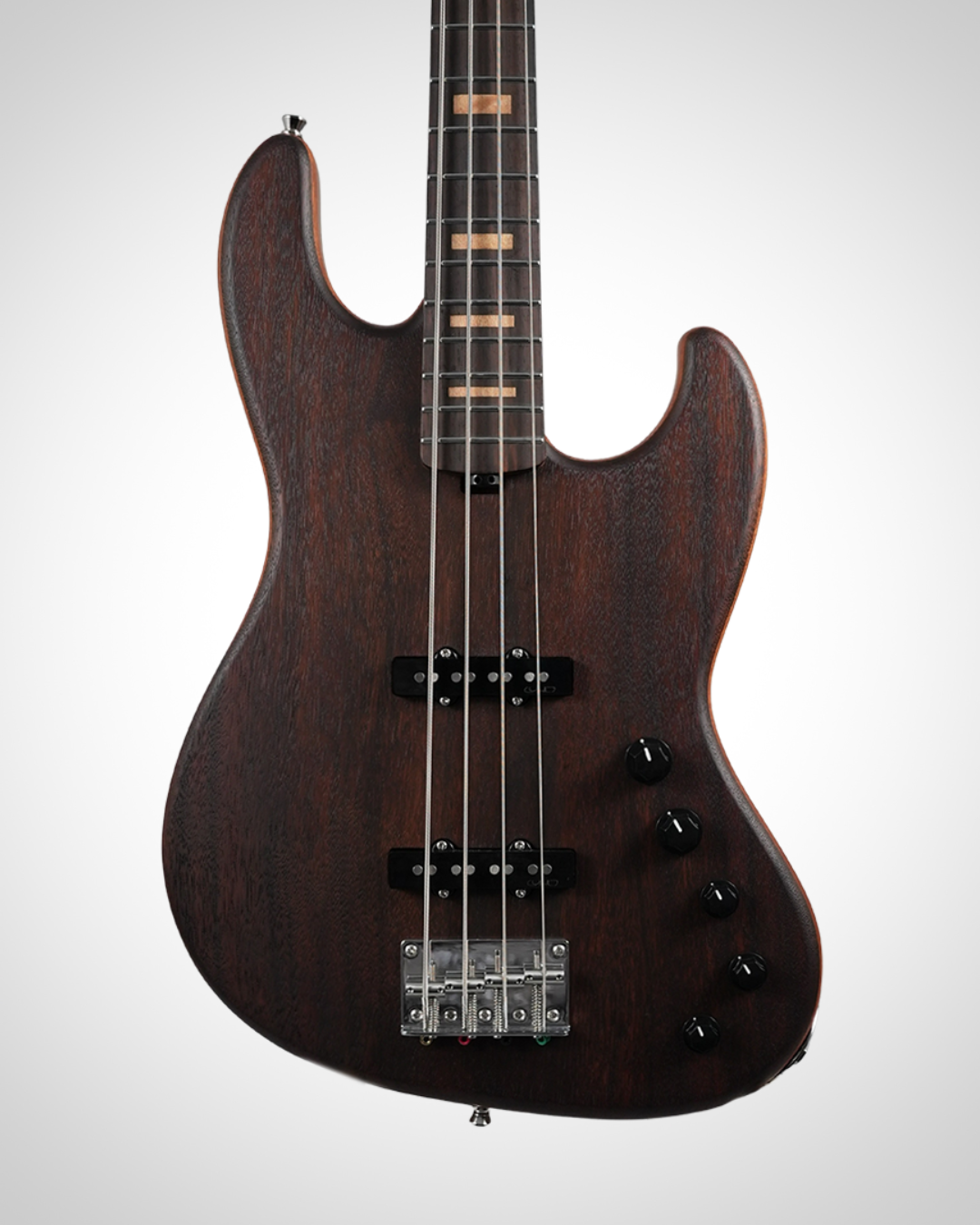 Nameless J-Class Deluxe 320R Bass Guitar - Rosewood Fingerboard - Natural