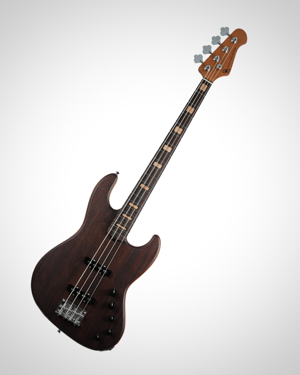 Nameless J-Class Deluxe 320R Bass Guitar - Rosewood Fingerboard - Natural