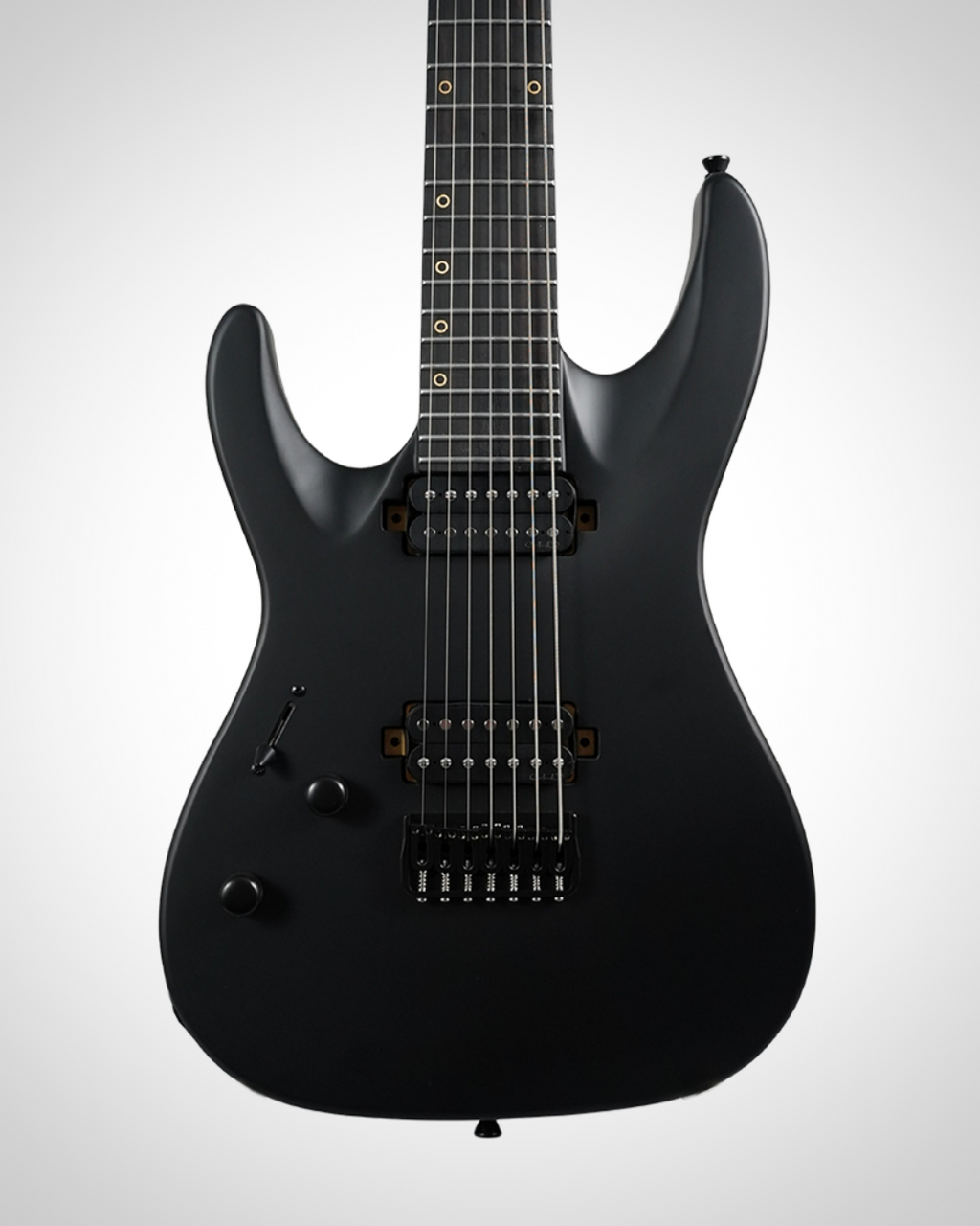 Nameless M-Class Deluxe 257 - 7 String - Left Handed - Ebony Fingerboard - Satin Obsidian