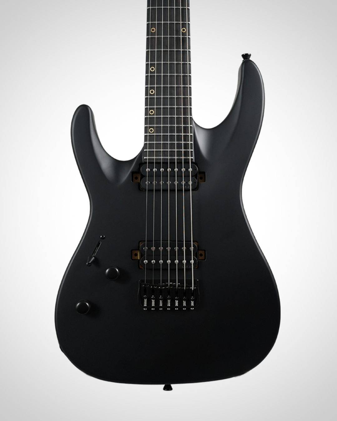 Nameless M-Class Deluxe 257 - 7 String - Left Handed - Ebony Fingerboard - Satin Obsidian