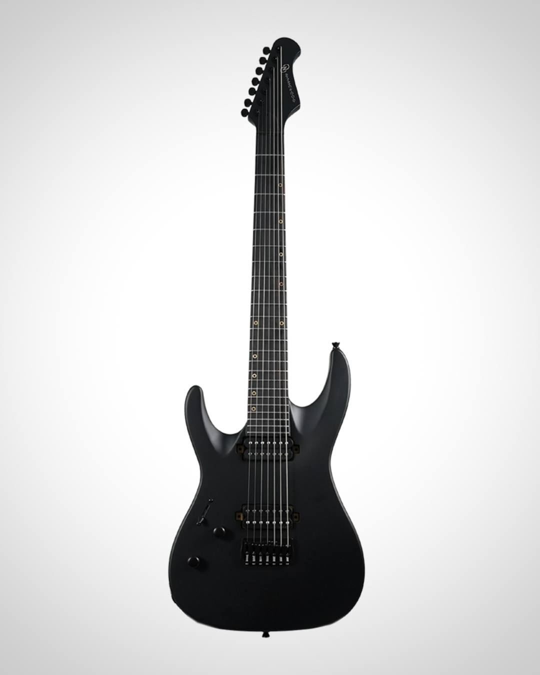 Nameless M-Class Deluxe 257 - 7 String - Left Handed - Ebony Fingerboard - Satin Obsidian