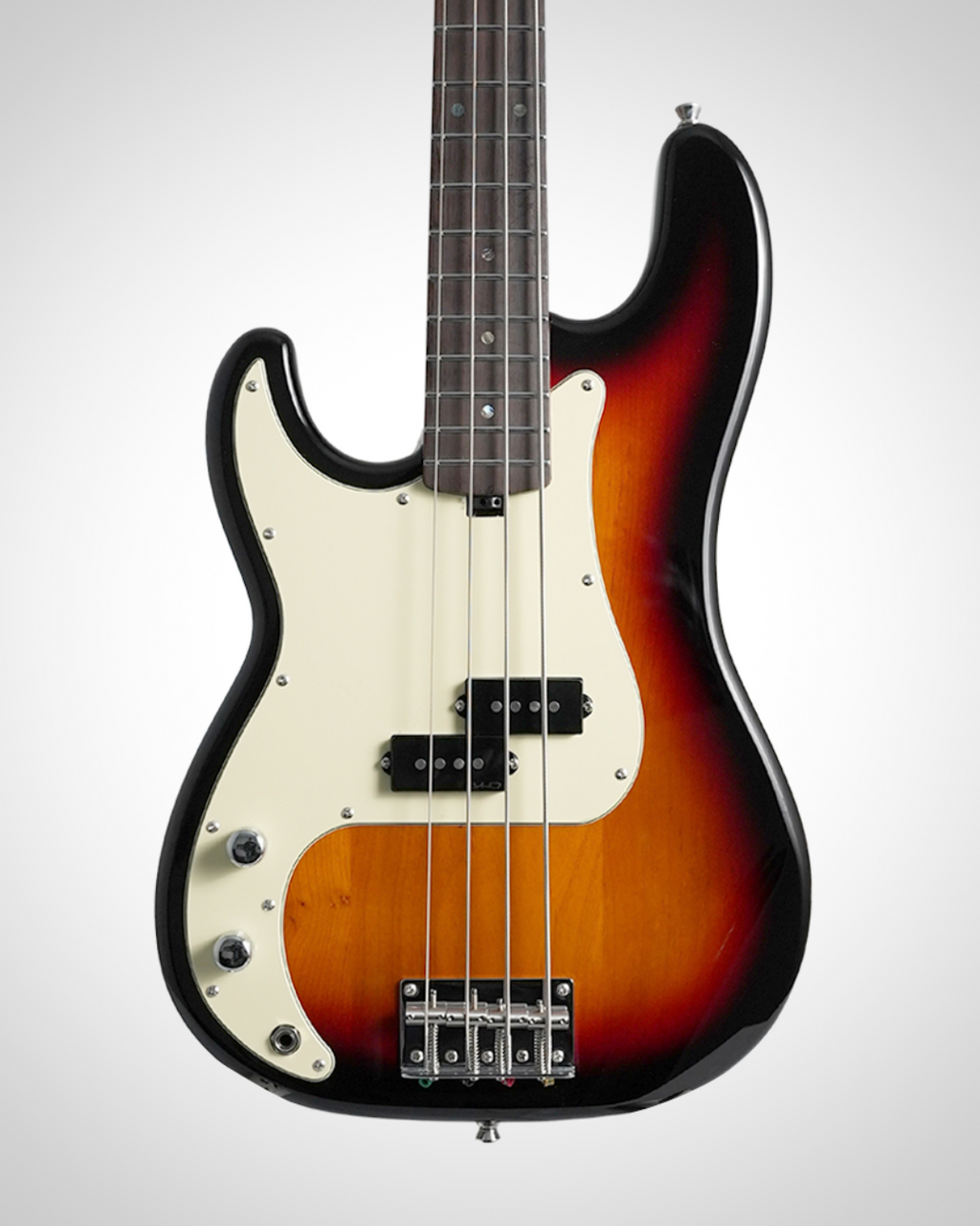 Nameless P-Class Standard 330R Bass Guitar - Left Handed - Rosewood Fingerboard - Solarburst