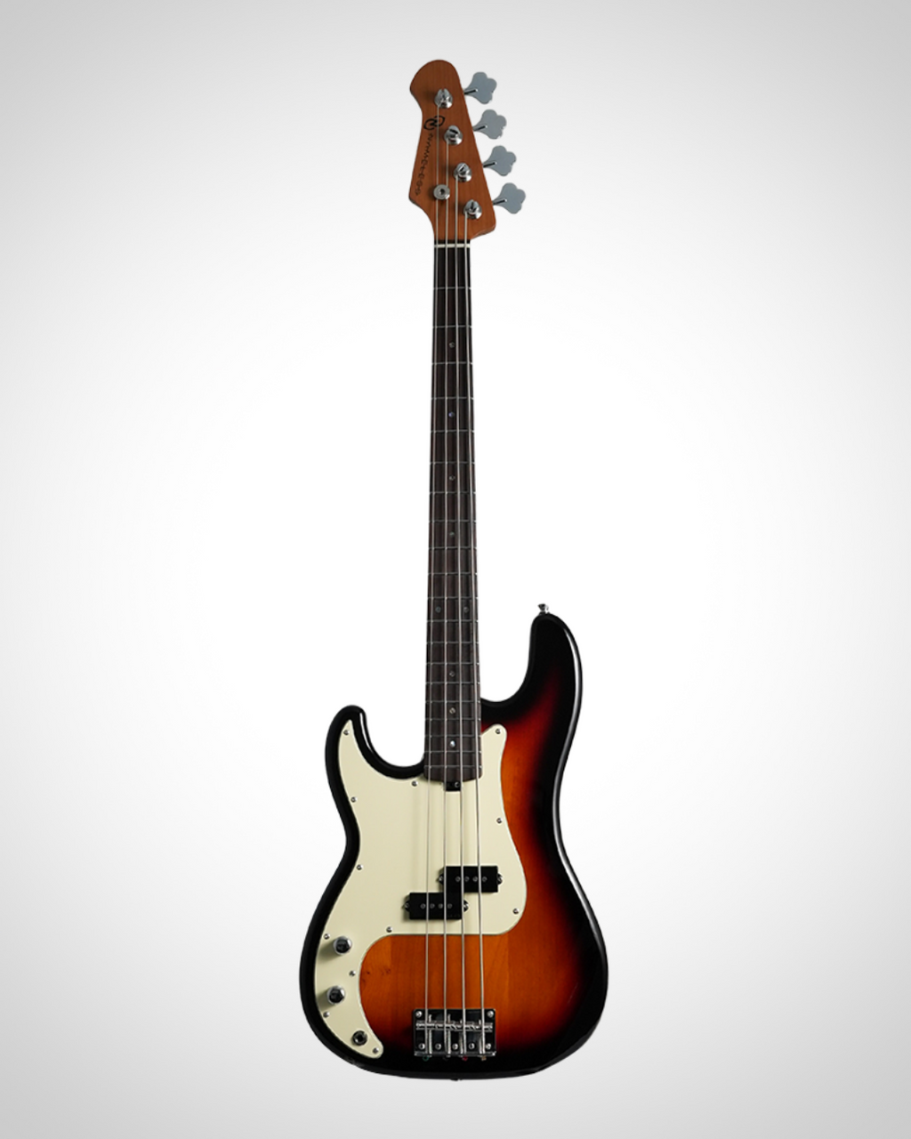 Nameless P-Class Standard 330R Bass Guitar - Left Handed - Rosewood Fingerboard - Solarburst
