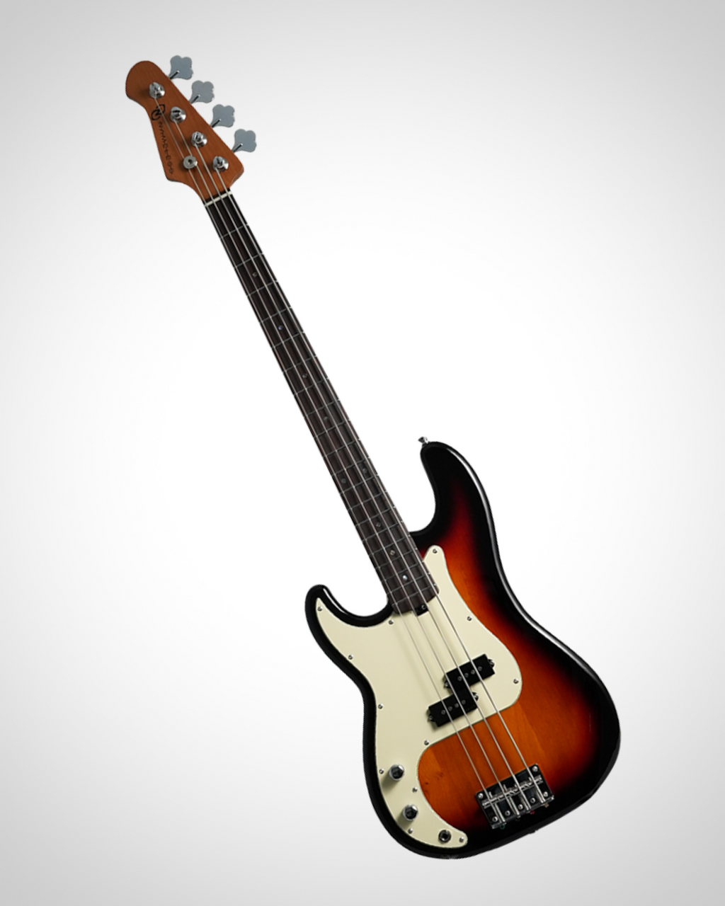 Nameless P-Class Standard 330R Bass Guitar - Left Handed - Rosewood Fingerboard - Solarburst