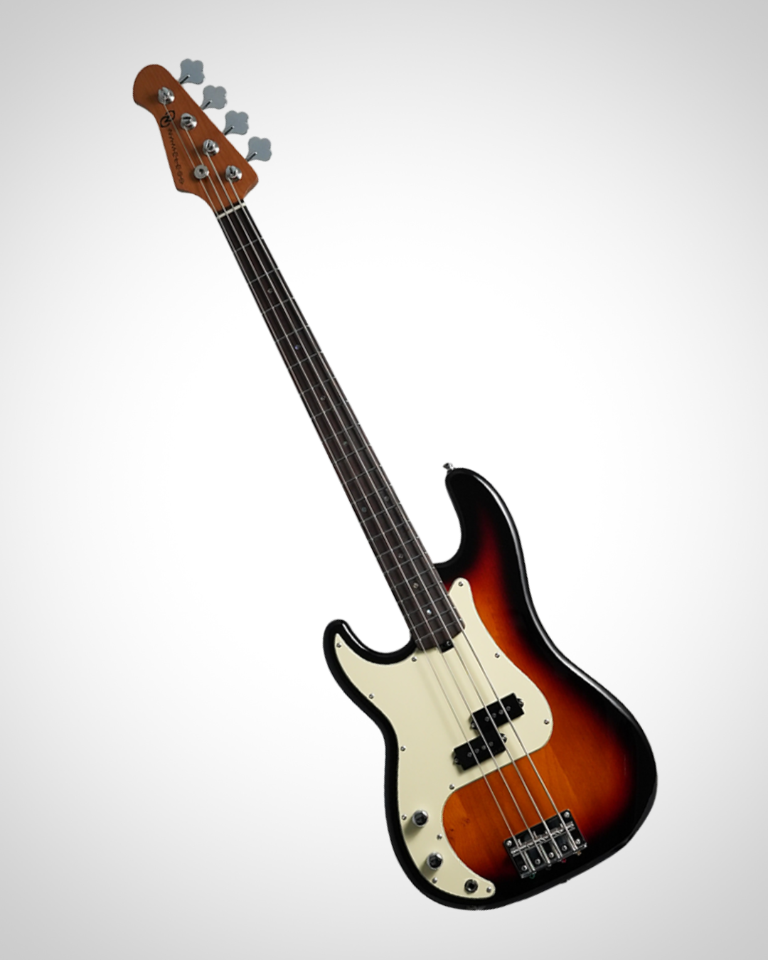 Nameless P-Class Standard 330R Bass Guitar - Left Handed - Rosewood Fingerboard - Solarburst