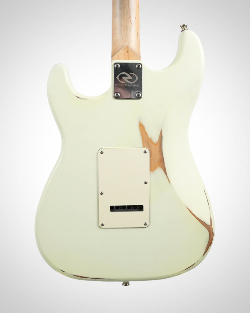 Nameless S-Class Limited Relic 330R - Rosewood Fingerboard - Bone White Over Solarburst