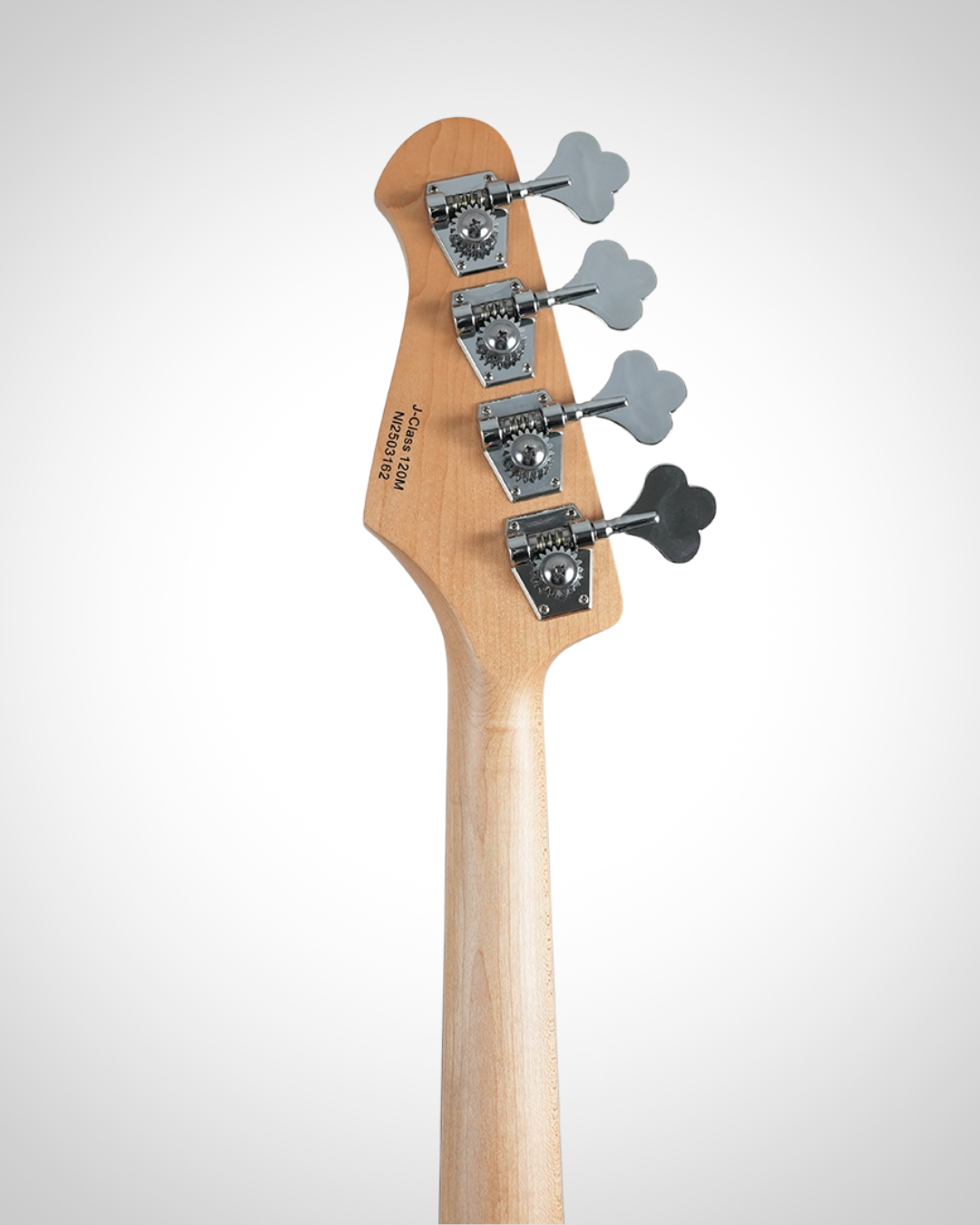 Nameless J-Class 120M Bass Guitar - Maple Fingerboard - Obsidian