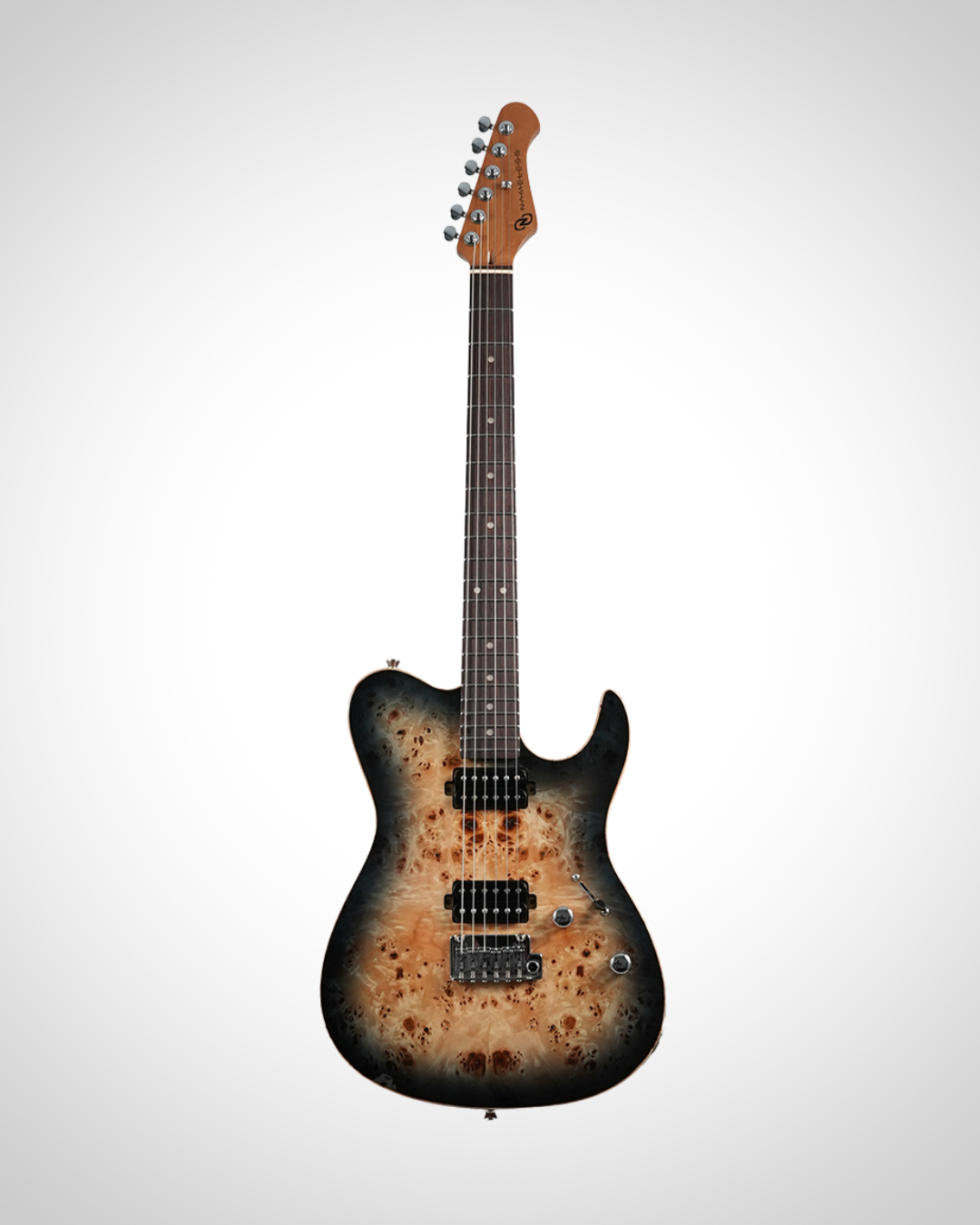 Nameless T-Class Deluxe 325R - Rosewood Fingerboard - Corrosion Burl